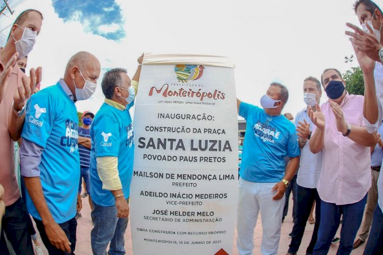 Inauguração Praça Santa Luzia